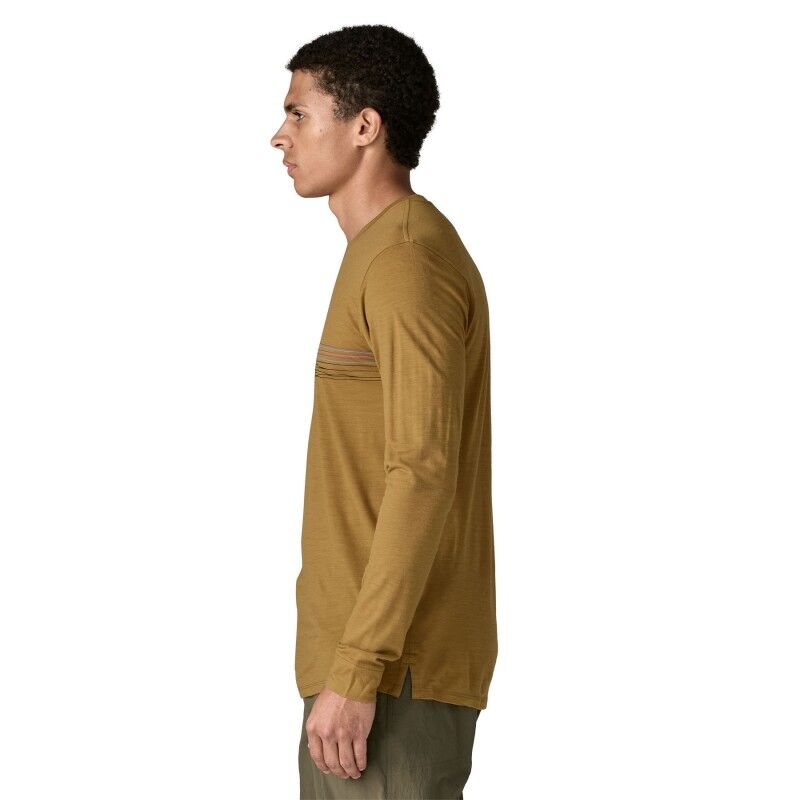 Patagonia L/S Cap Cool Merino Graphic Shirt - T-shirt Herr