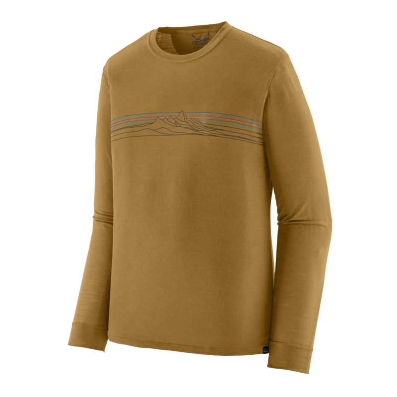 Patagonia L/S Cap Cool Merino Graphic Shirt - Camiseta - Hombre