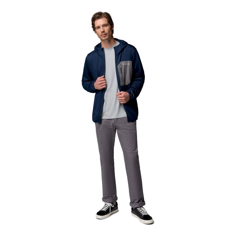 Columbia Tall Heights Hooded Grid Fleece Full Zip - Fleecevest - Heren | Hardloop