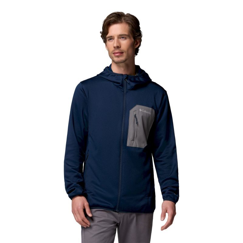Tall Heights Hooded Grid Fleece Full Zip - Fleece jacket - Men's