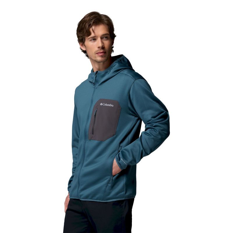 Columbia Tall Heights Hooded Grid Fleece Full Zip - Forro polar - Hombre | Hardloop