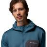 Columbia Tall Heights Hooded Grid Fleece Full Zip - Fleece jacket - Men's | Hardloop