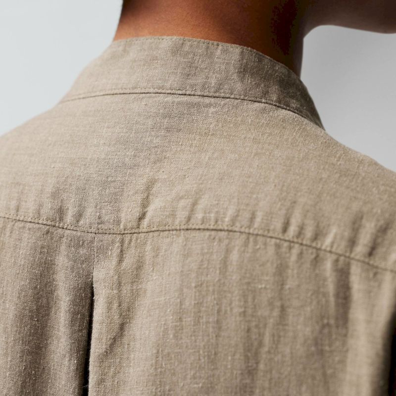 Fjällräven Övik Hemp Shirt LS - Chemise femme | Hardloop