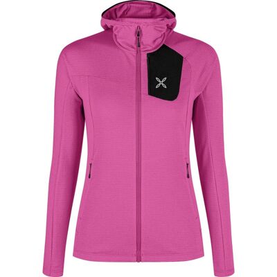 Vertigo Power Grid Hooded Maglia - Bluza polarowa damska