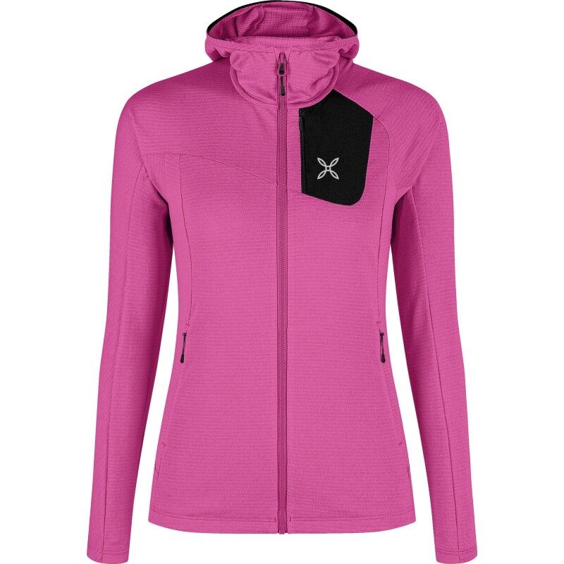 Vertigo Power Grid Hooded Maglia - Fleece jacket - Women's