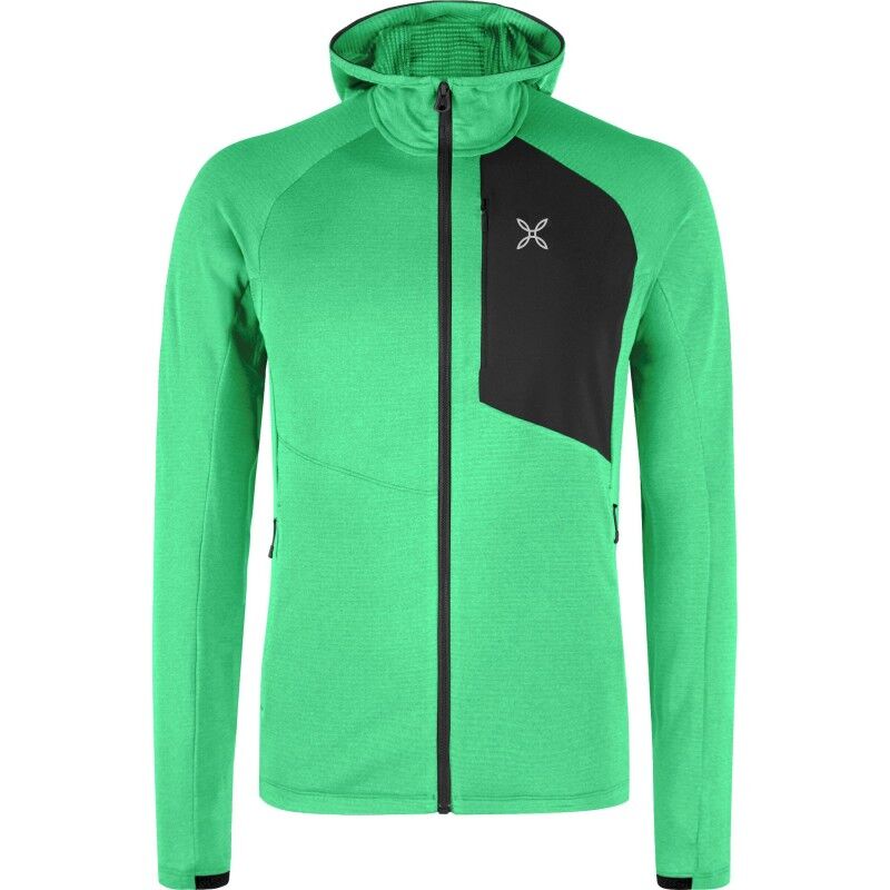 Vertigo Power Grid Hooded Maglia - Fleecejakke - Herrer