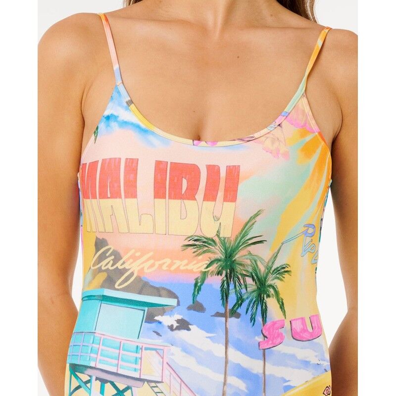 Rip Curl Hotel Malibu Cheeky One Piece - Maillot de bain 1 pièce femme | Hardloop