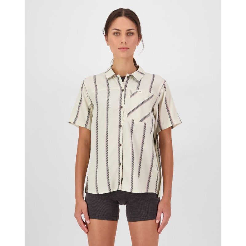 AT Merino Short Sleeve Shirt - Camicia in lana merino - Donna