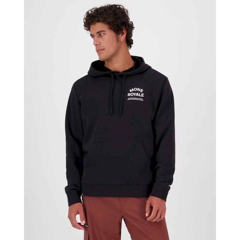 Mons Royale Inversion Merino Hoodie - Merino sweatere - Herrer | Hardloop