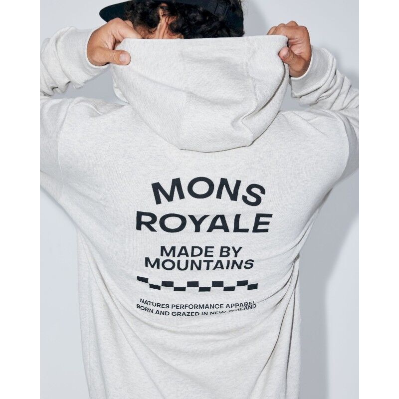 Mons Royale Inversion Merino Hoodie - Merino sweatere - Herrer | Hardloop