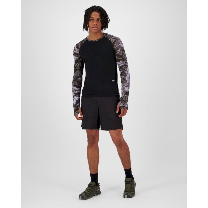 Mons Royale Temple Merino Long Sleeve - Underställ merinoull - Herr | Hardloop