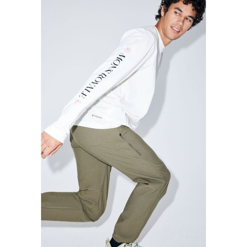 Mons Royale Yonder Merino Organic Cotton Long Sleeve - Merinoshirt - Herren | Hardloop