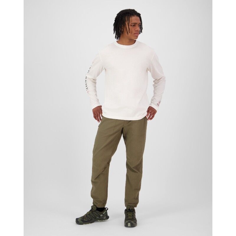 Mons Royale Yonder Merino Organic Cotton Long Sleeve - Camiseta de merino - Hombre | Hardloop