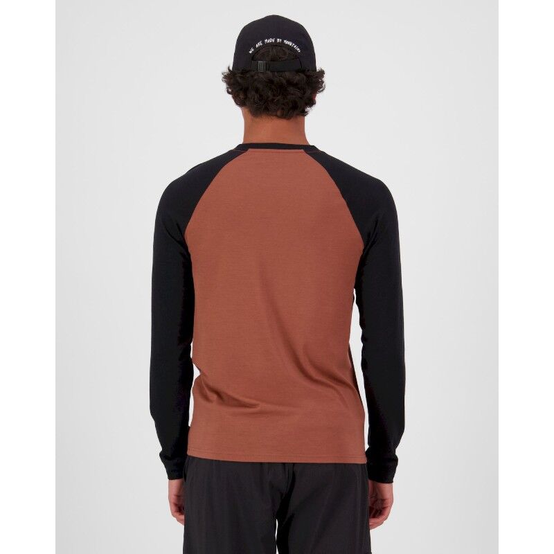Mons Royale Icon Merino Raglan Long Sleeve - Merinoshirt - Herren | Hardloop