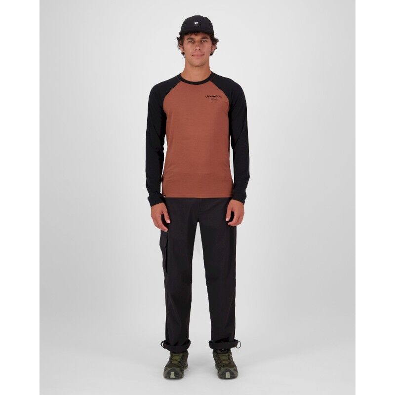 Mons Royale Icon Merino Raglan Long Sleeve - Merinoshirt - Herren | Hardloop