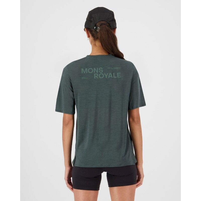 Mons Royale Aero Ultralight Merino T-Shirt - Merinotröja - Dam | Hardloop
