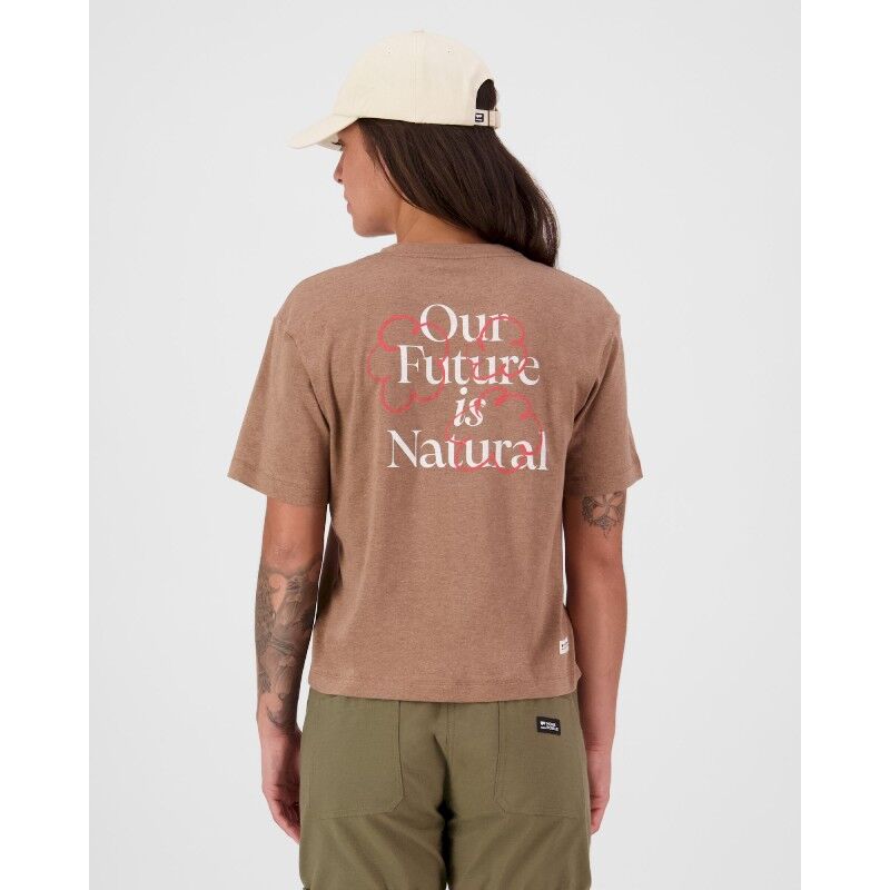 Mons Royale Yonder Merino Organic Cotton T-Shirt - Merino-shirt - Damer | Hardloop