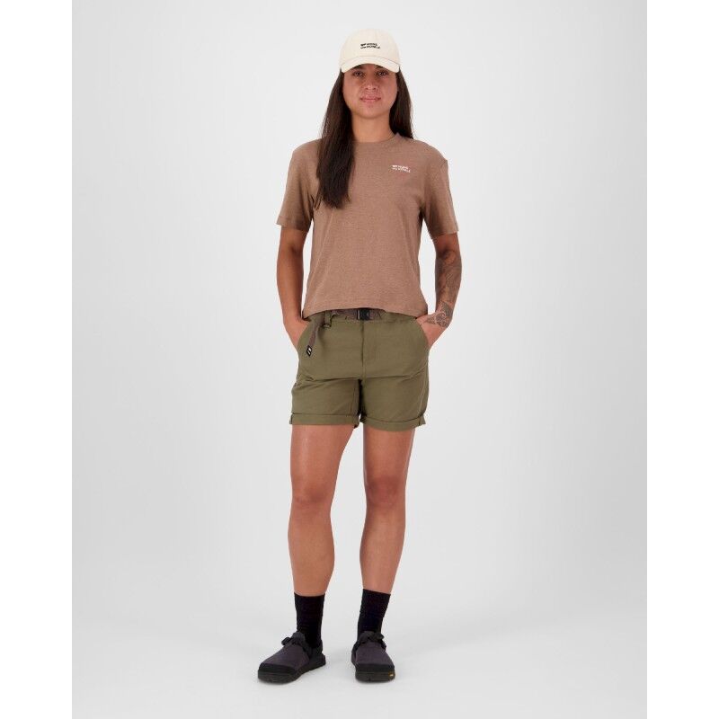 Mons Royale Yonder Merino Organic Cotton T-Shirt - Merinoshirt - Damen | Hardloop