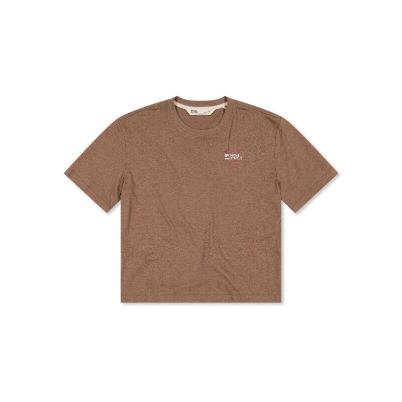 Mons Royale Yonder Merino Organic Cotton T-Shirt - Merinoshirt - Dames | Hardloop