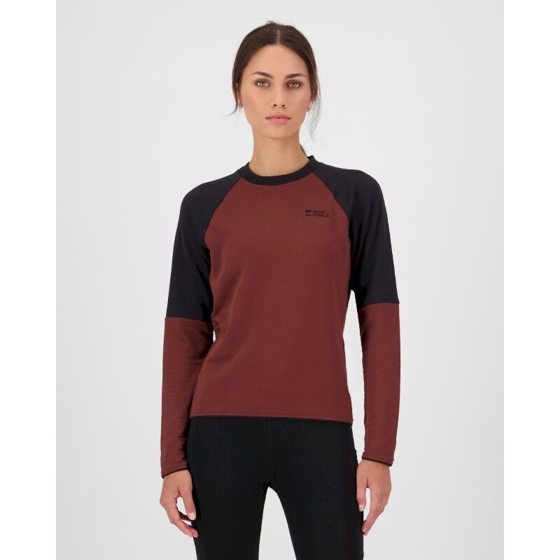 Quad Merino Fleece Pullover - Merino hoodie - Women's