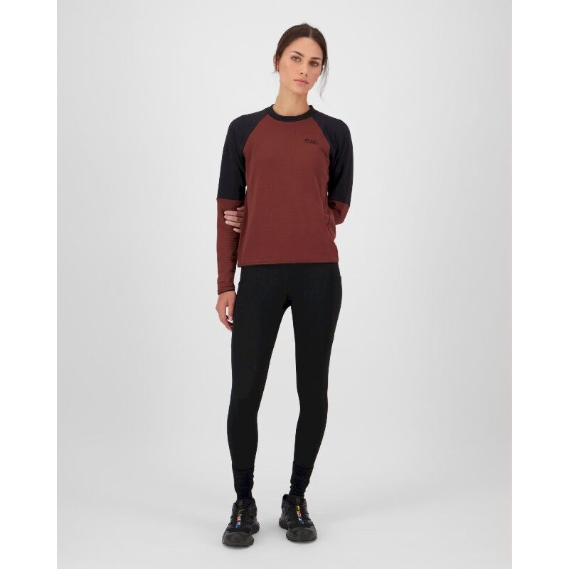 Mons Royale Quad Merino Fleece Pullover - Sweatshirt en laine mérinos femme | Hardloop