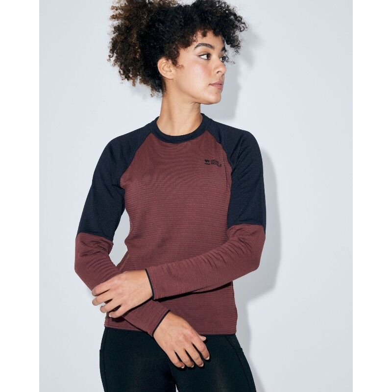 Mons Royale Quad Merino Fleece Pullover - Sweatshirt en laine mérinos femme | Hardloop