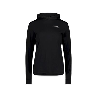 Pivot Merino Long Sleeve Hood - Merino hoodie - Women's