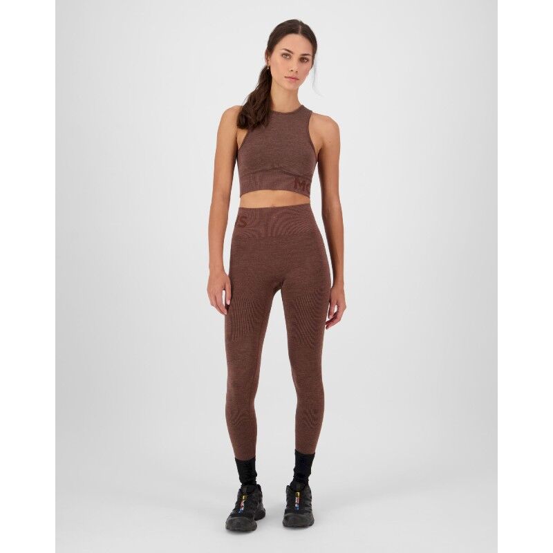 Mons Royale Solace Merino Seamless Legging - Merinould Termostrømpebukser - Damer | Hardloop