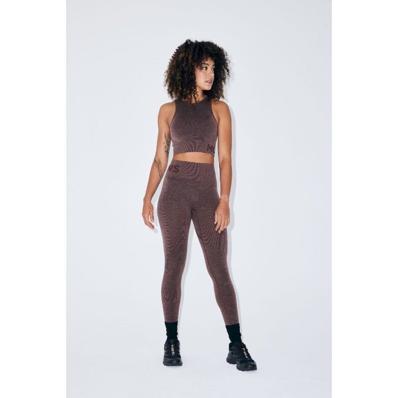 Mons Royale Solace Merino Seamless Legging - Merinould Termostrømpebukser - Damer | Hardloop