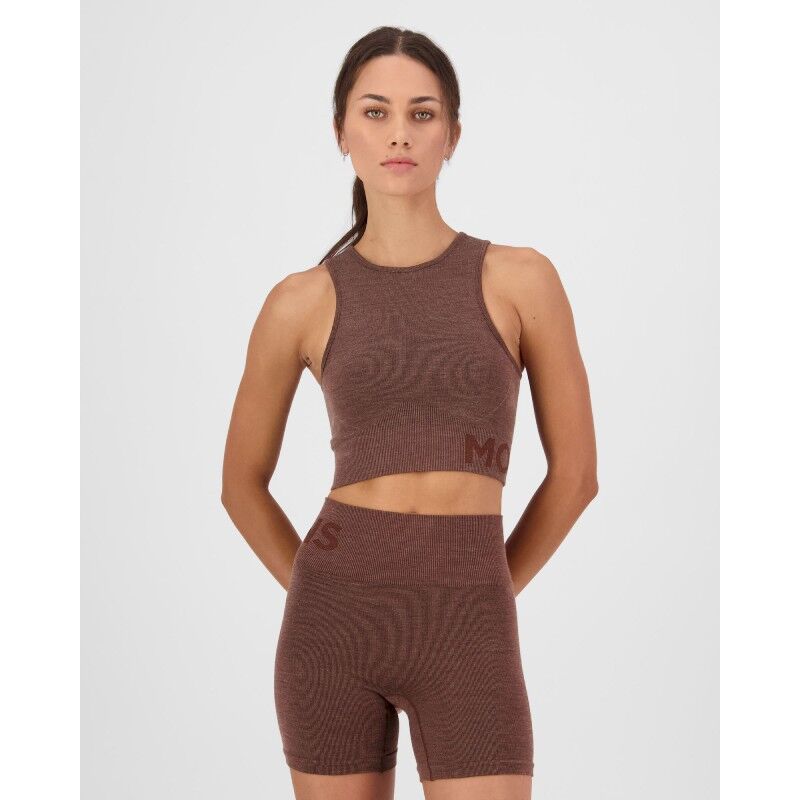 Mons Royale Solace Merino Seamless Tank - Merino wollen singlet - Dames | Hardloop