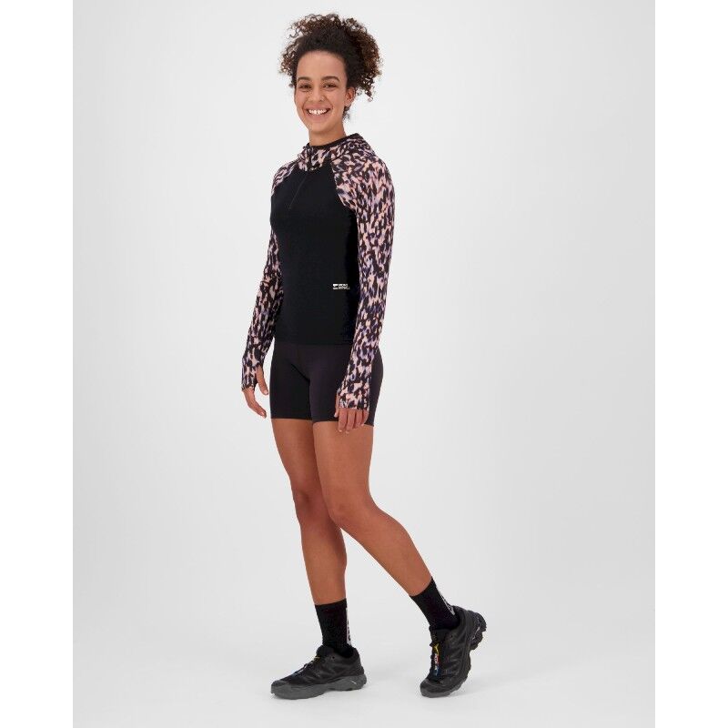 Mons Royale Bella Merino Long Sleeve Hood - Giacca in pile di merino - Donna | Hardloop