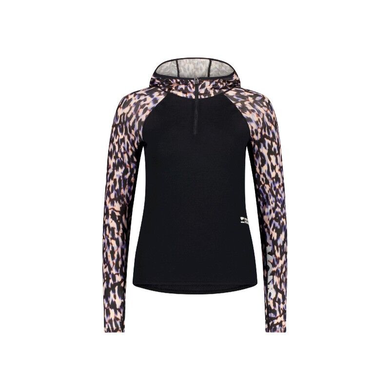 Mons Royale Bella Merino Long Sleeve Hood - Merino Fleecevest - Dames | Hardloop