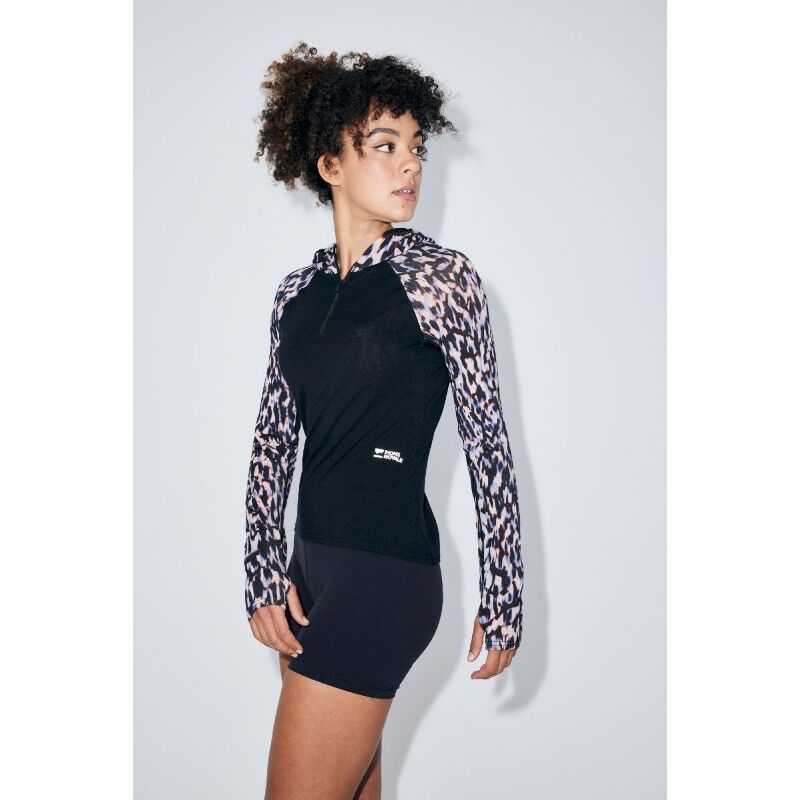 Mons Royale Bella Merino Long Sleeve Hood - Giacca in pile di merino - Donna | Hardloop