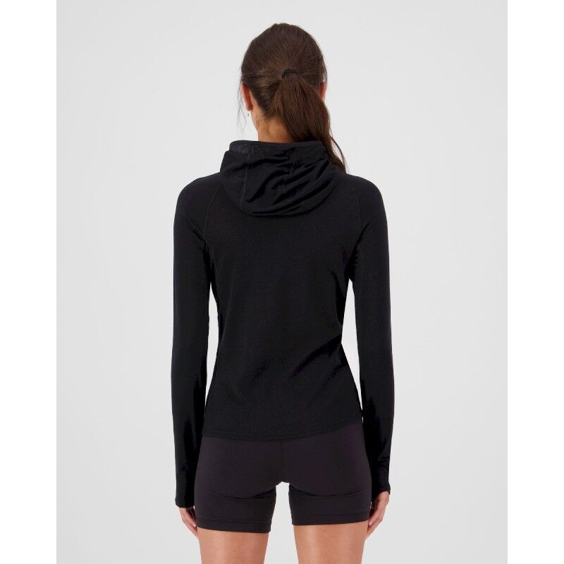Mons Royale Bella Merino Long Sleeve Hood - Polaire en laine mérinos femme | Hardloop
