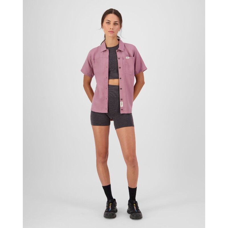 Mons Royale AT Merino Short Sleeve Shirt - Merino wool shirt - Women's | Hardloop