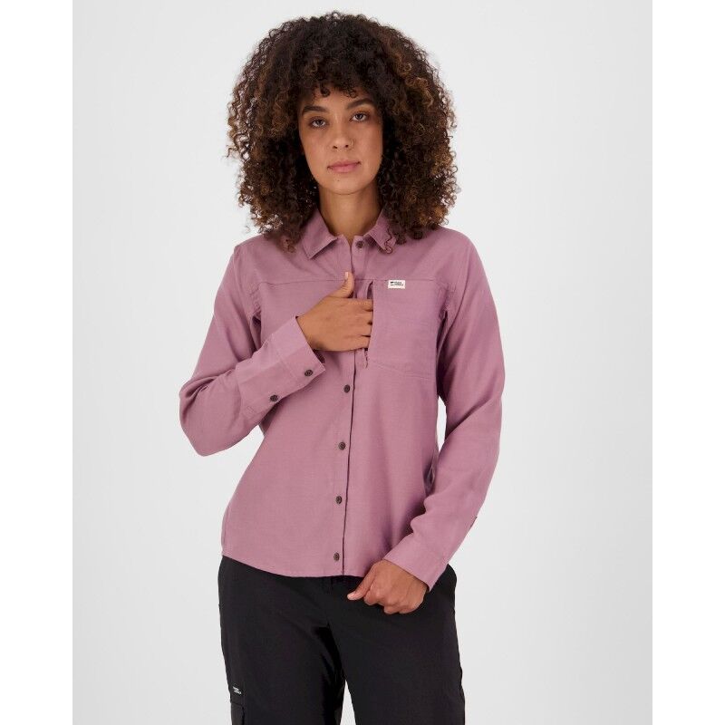 AT Merino Long Sleeve Shirt - Merino wollen overhemd - Dames