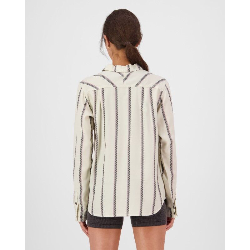 Mons Royale AT Merino Long Sleeve Shirt - Merino wollen overhemd - Dames | Hardloop