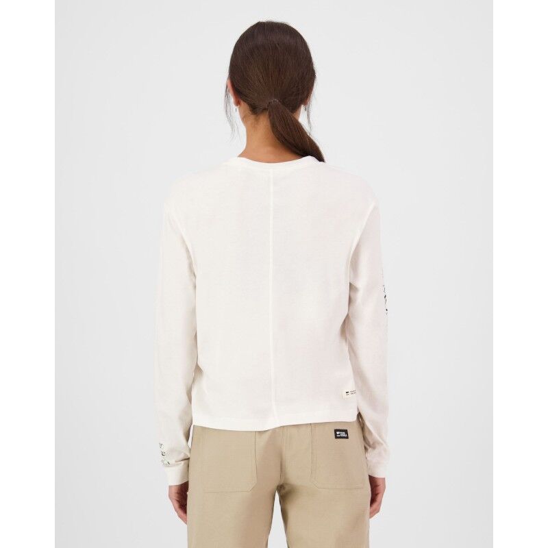 Mons Royale Yonder Merino Organic Cotton Long Sleeve - Merinoshirt - Damen | Hardloop