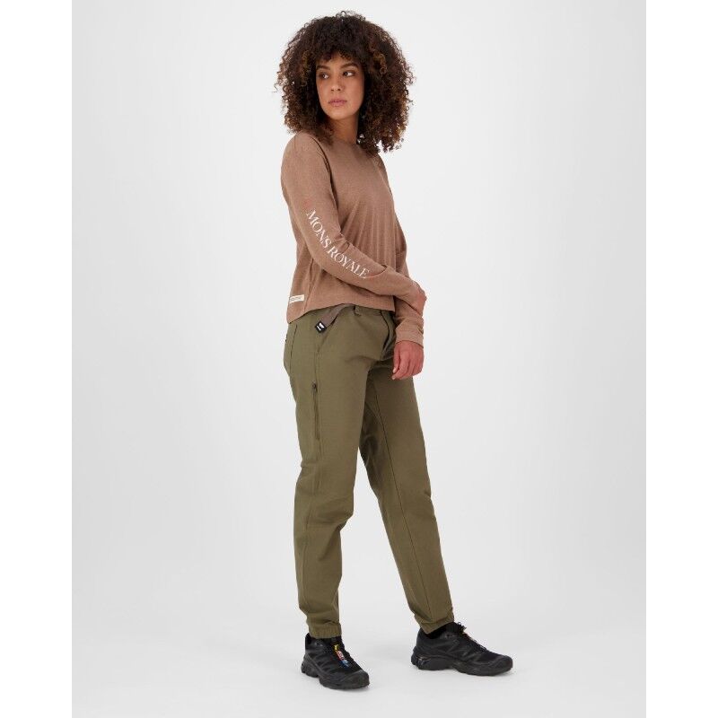 Mons Royale Yonder Merino Organic Cotton Long Sleeve - Merino shirt - Women's | Hardloop