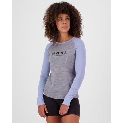 Icon Merino Raglan Long Sleeve - Merino-shirt - Damer