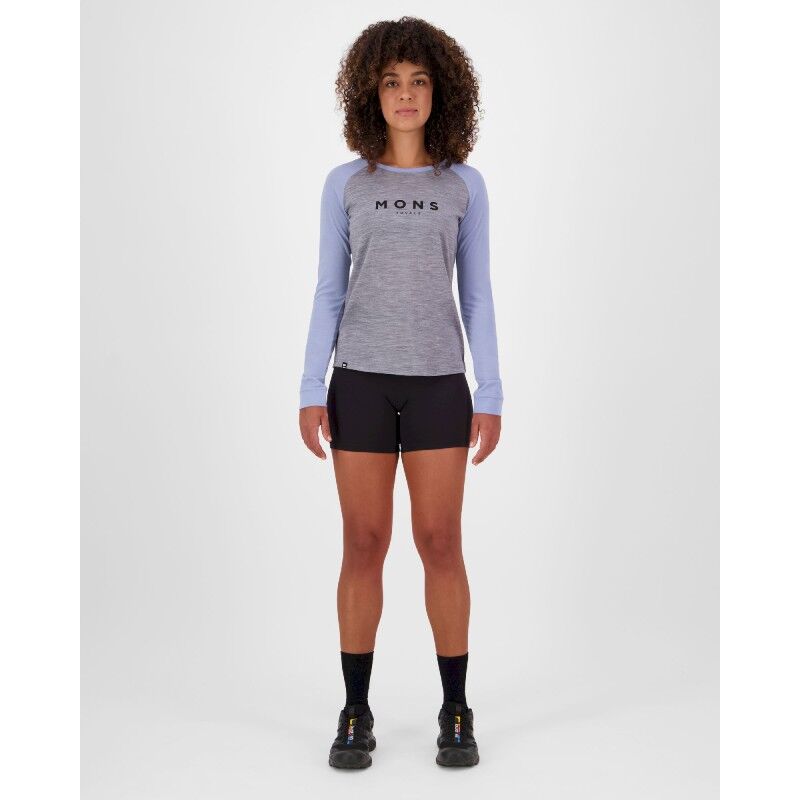 Mons Royale Icon Merino Raglan Long Sleeve - Maglia merino - Donna | Hardloop