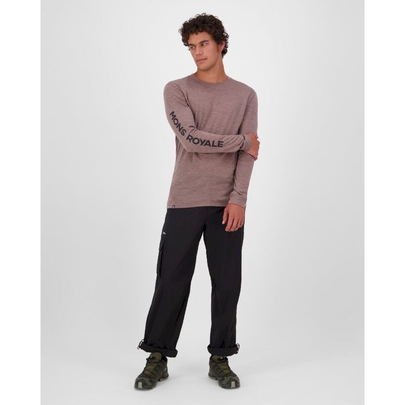 Mons Royale Zephyr Merino Tencel™ Long Sleeve - Merinotröja - Herr | Hardloop