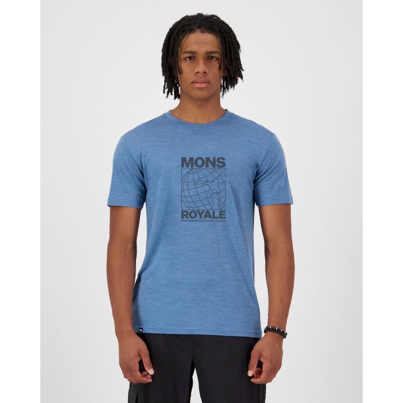 Mons Royale Zephyr Merino Tencel™ T-Shirt - Merinoshirt - Herren | Hardloop
