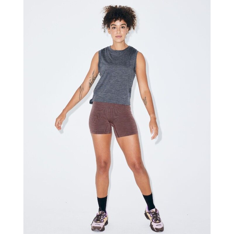 Zephyr Merino Tencel™ Boxy Tank - Débardeur en laine mérinos femme