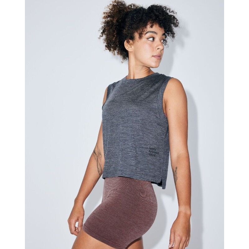 Mons Royale Zephyr Merino Tencel™ Boxy Tank - Merino wool tank top - Women's | Hardloop