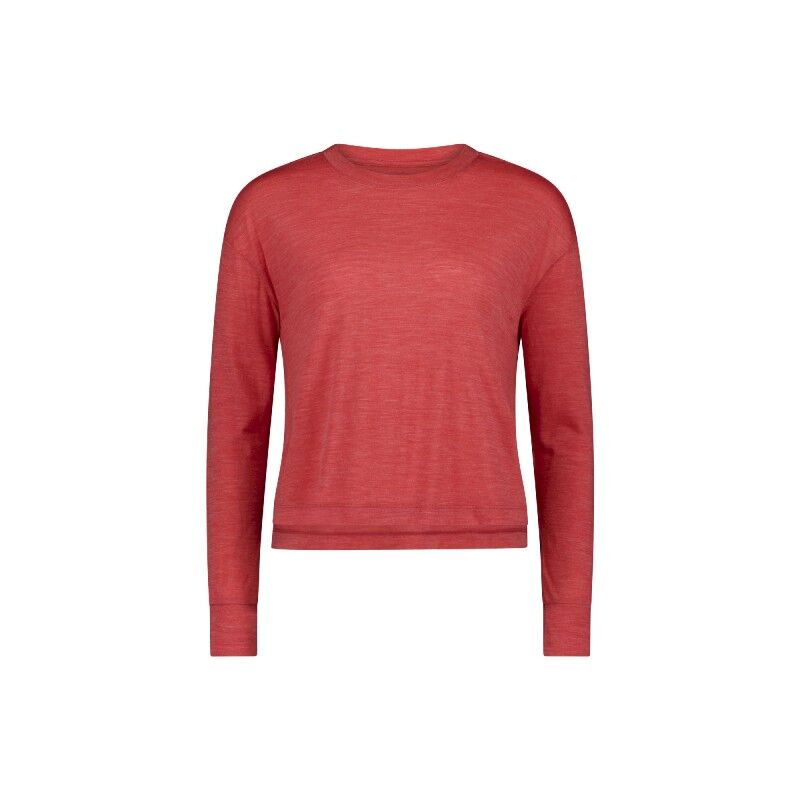 Zephyr Merino Tencel™ Boxy Long Sleeve - T-shirt en laine mérinos femme
