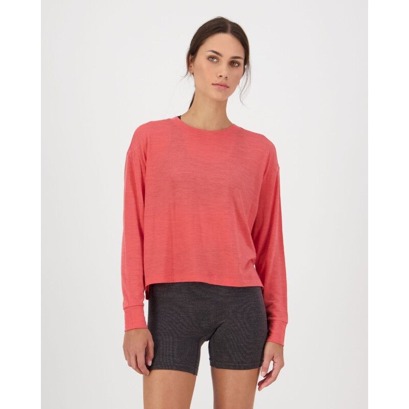 Mons Royale Zephyr Merino Tencel™ Boxy Long Sleeve - Merino shirt - Women's | Hardloop