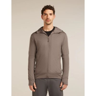 260 Quantum IV LS Zip Hoodie - Polaire en laine mérinos homme