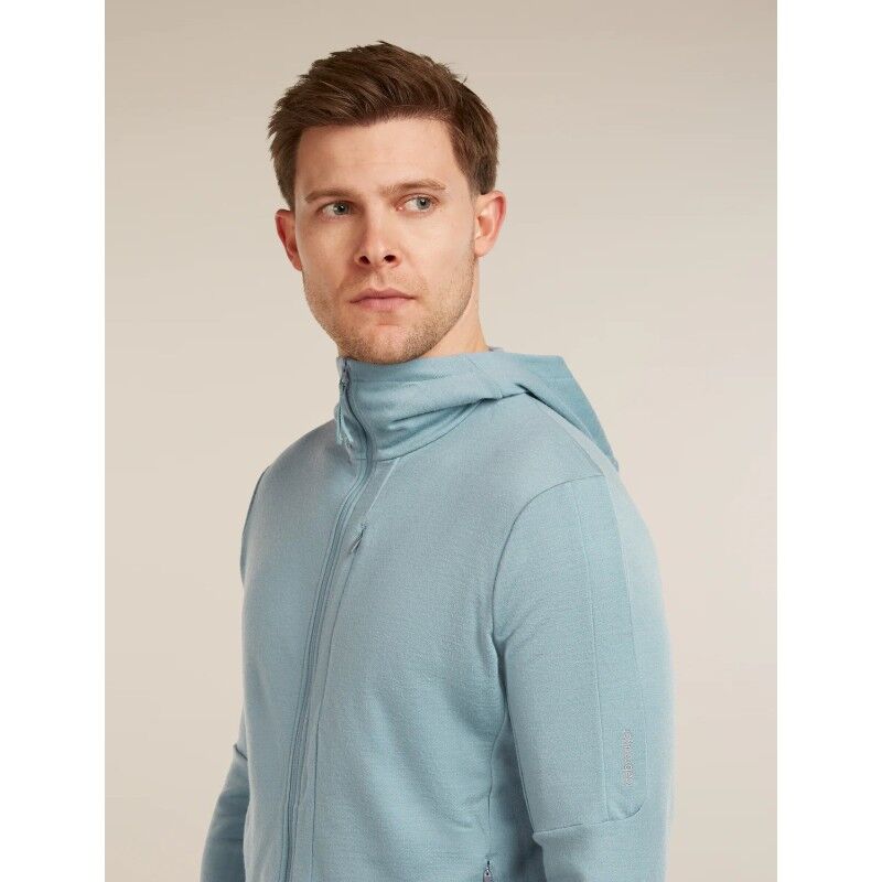 icebreaker 260 Quantum IV LS Zip Hoodie - Polar z wełny Merino® męski | Hardloop