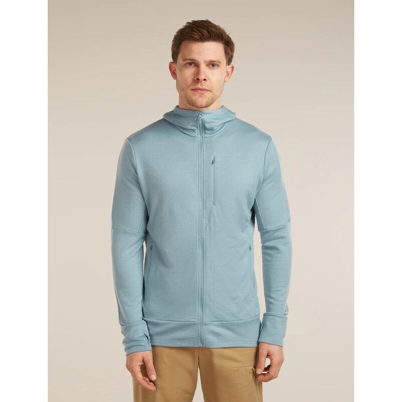 260 Quantum IV LS Zip Hoodie - Merino Fleecejacka - Herr